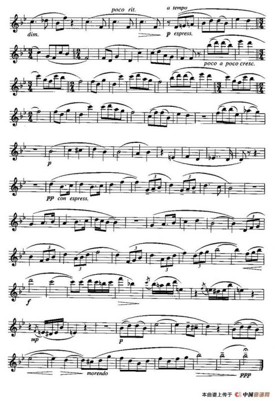 如歌的行板（柴可夫斯基作曲版、3个版本）