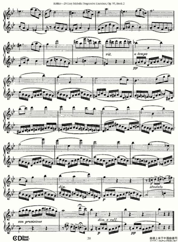 柯勒练习曲作品93号（二）