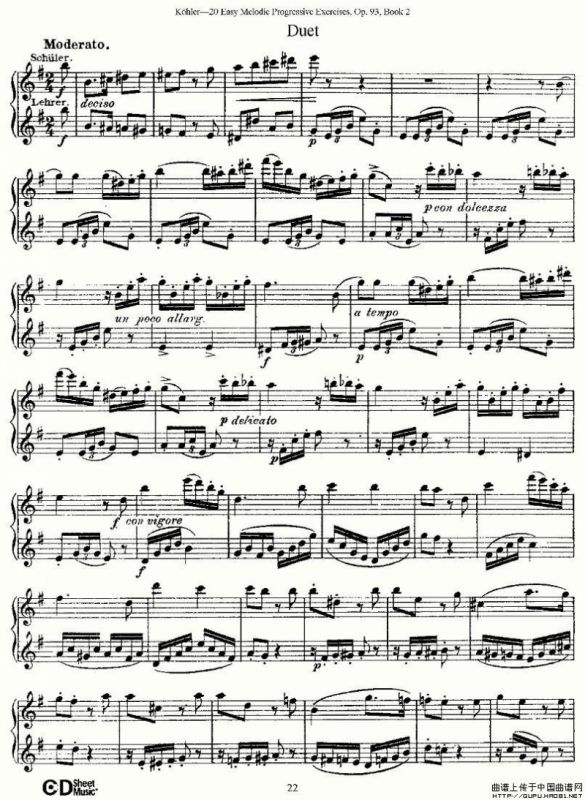 柯勒练习曲作品93号（二）