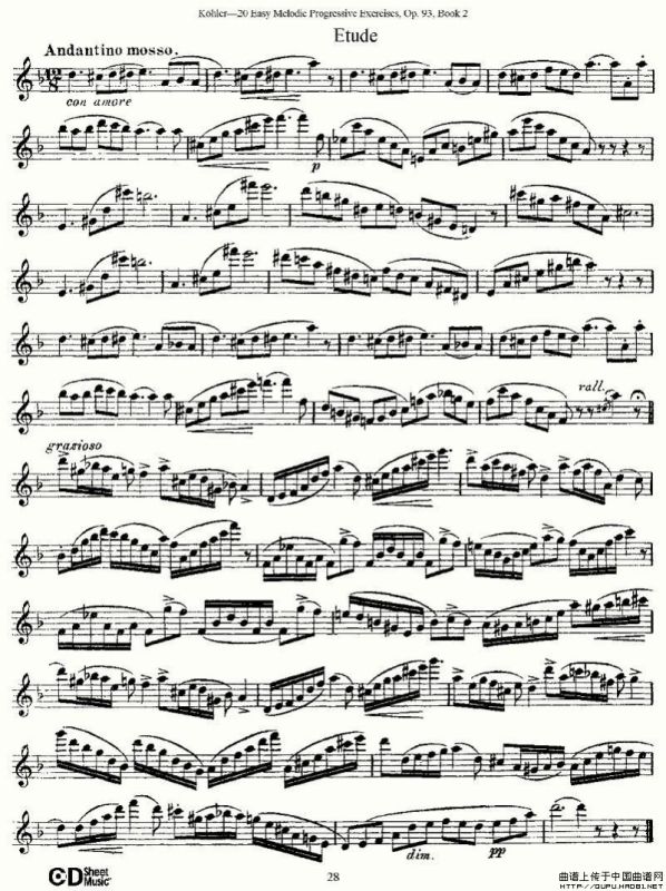 柯勒练习曲作品93号（二）