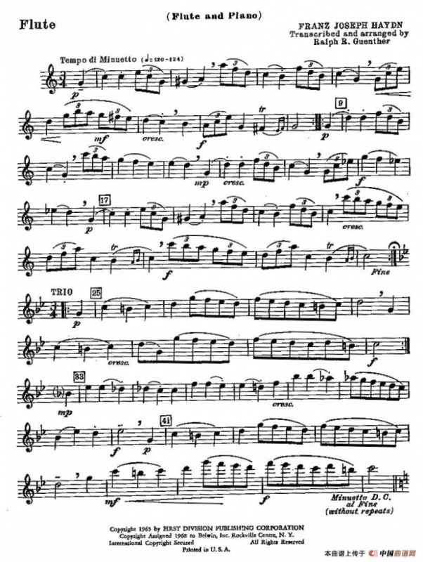 长笛练习曲（2）