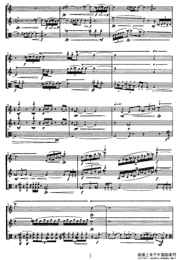 合（长笛+单簧管+中提琴）