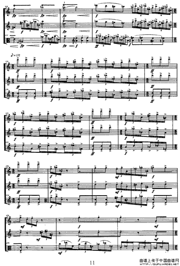 合（长笛+单簧管+中提琴）