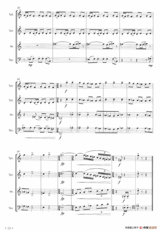 3首小品·嬉戏（四重奏）