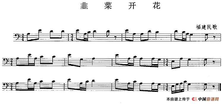 韭菜开花（长号）