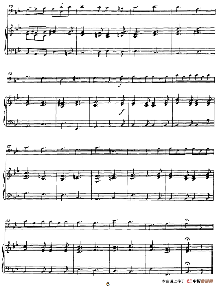 五首17和18世纪歌曲（长号+钢琴伴奏）