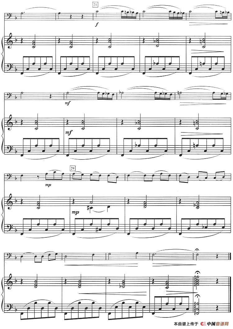 印度客人之歌（长号+钢琴伴奏）