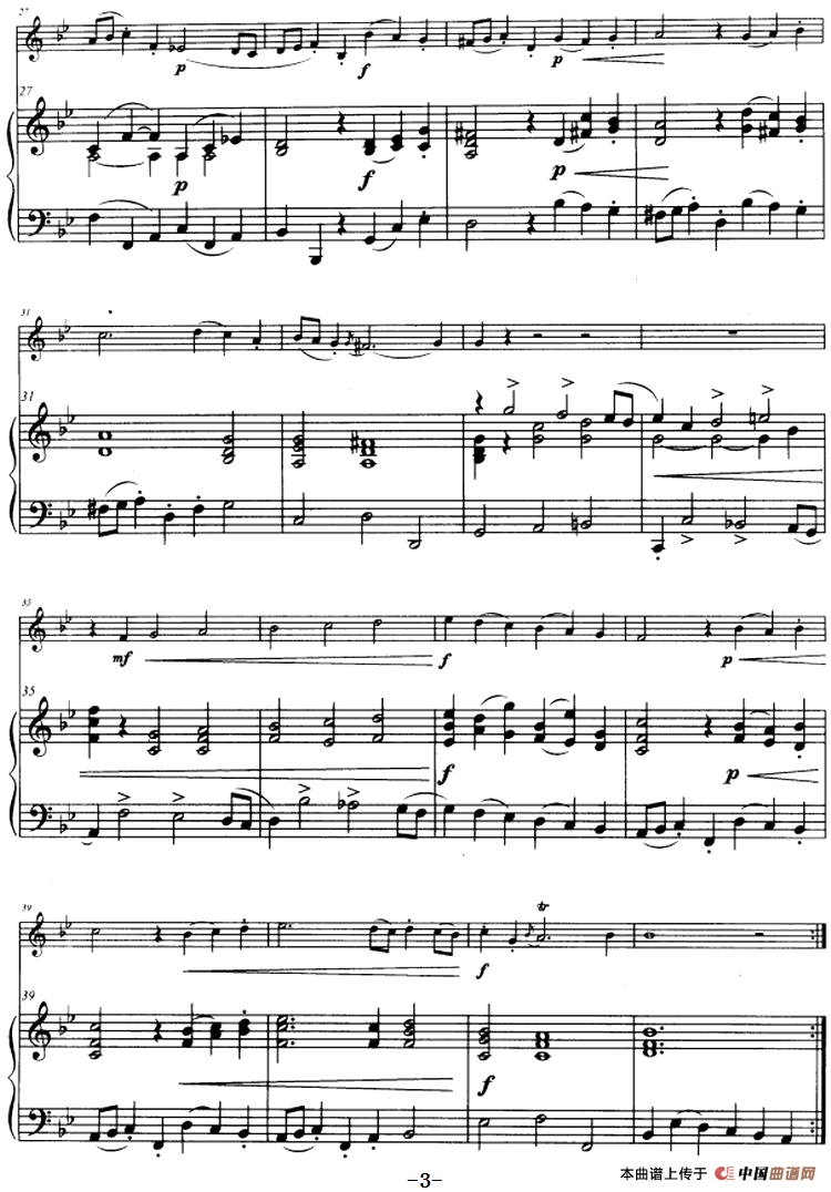 广板和快板（小号+钢琴伴奏）