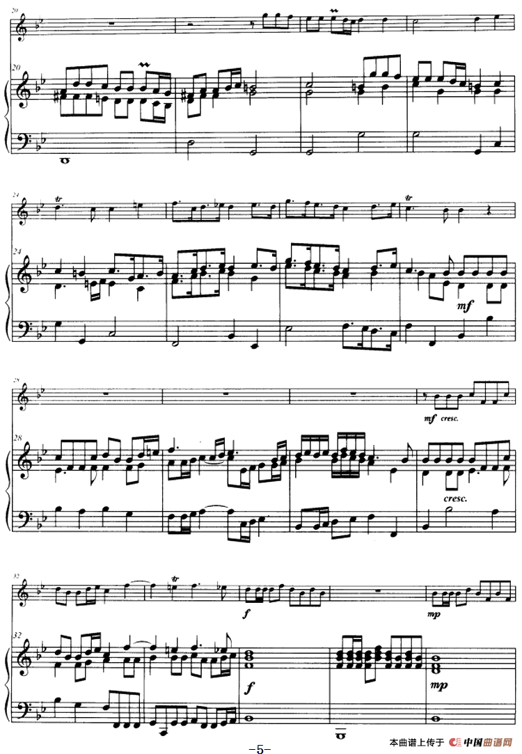 第二奏鸣曲（小号+钢琴伴奏）