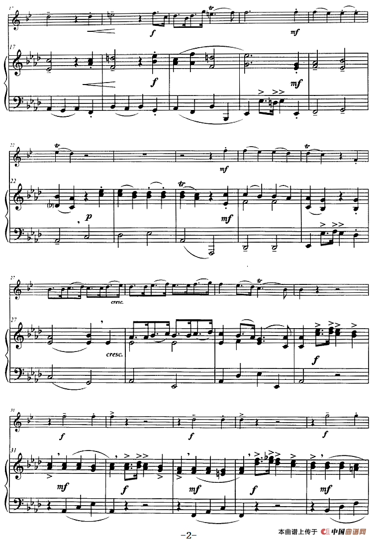 自由调小号（小号+钢琴伴奏）