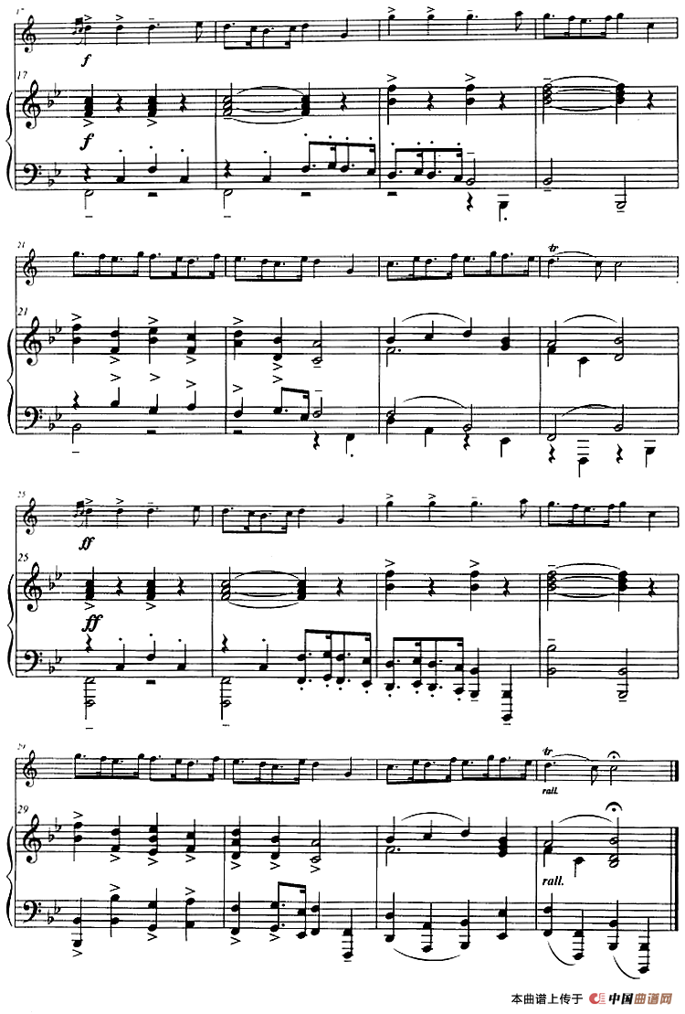 号角（小号+钢琴伴奏）