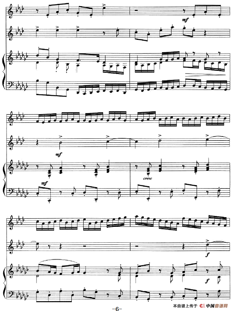 二重奏鸣曲（小号+钢琴伴奏）