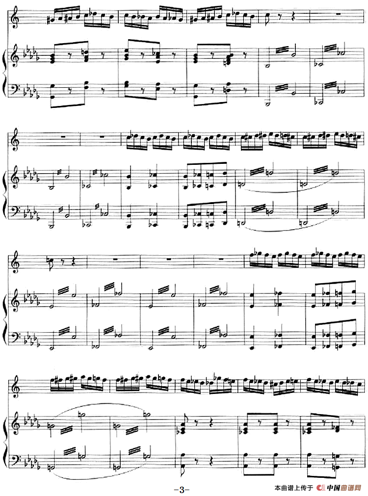 野蜂飞舞（小号+钢琴伴奏）