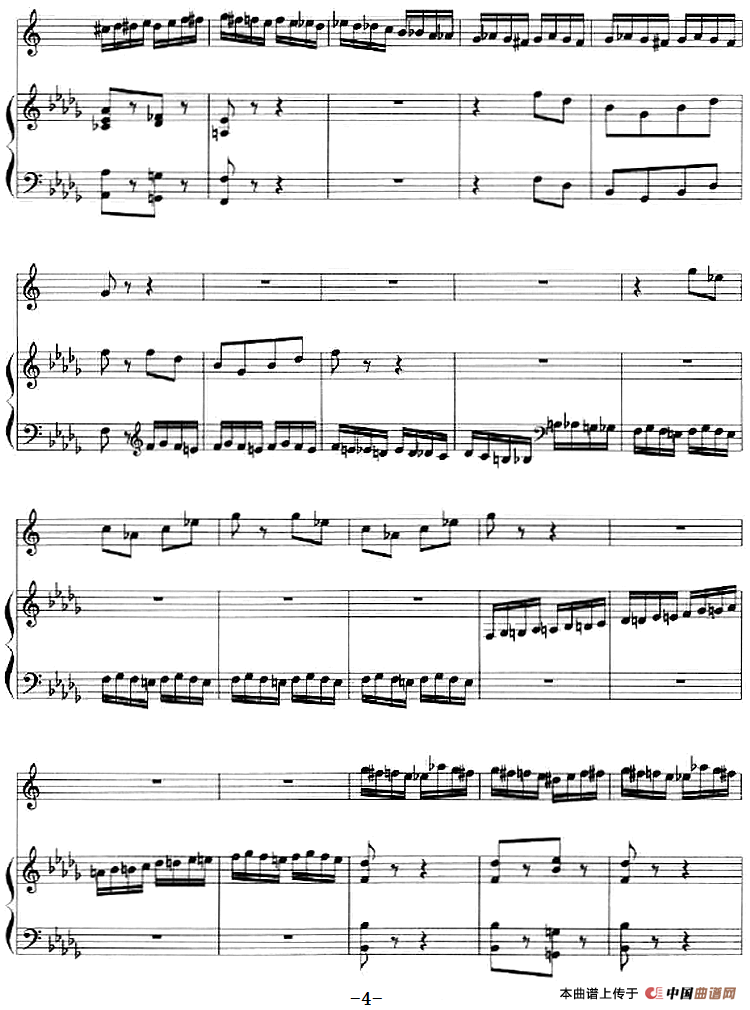 野蜂飞舞（小号+钢琴伴奏）