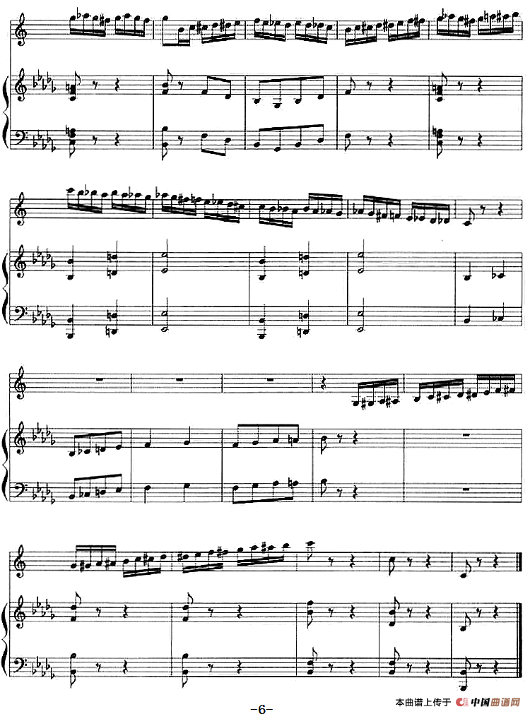 野蜂飞舞（小号+钢琴伴奏）