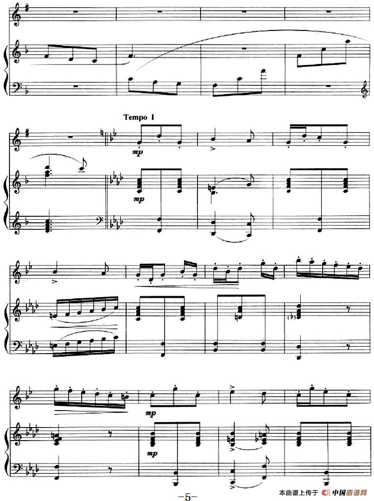 谐谑曲（小号+钢琴伴奏）