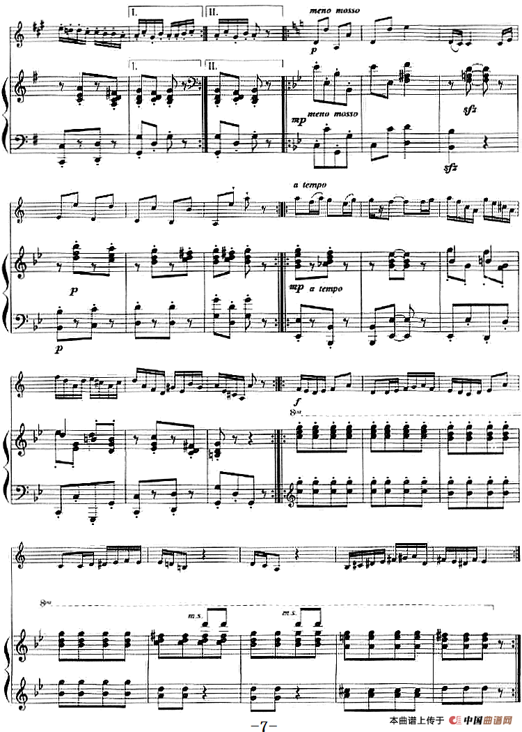 吉卜赛之歌（小号+钢琴伴奏）