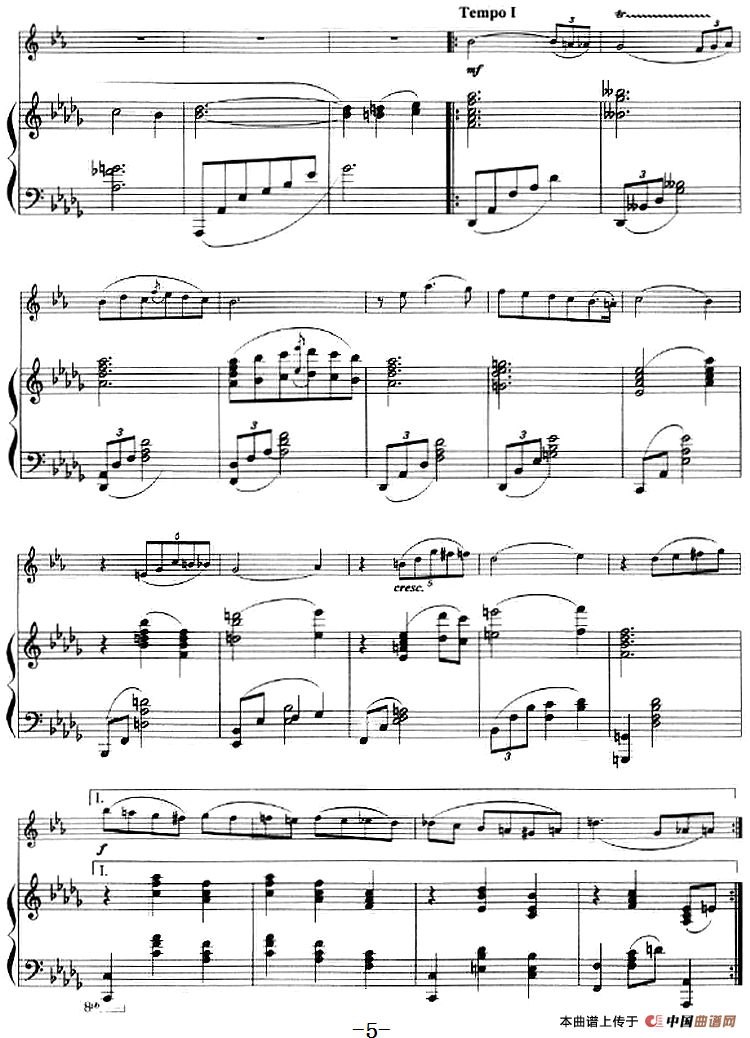 纪念册的一页（小号+钢琴伴奏）