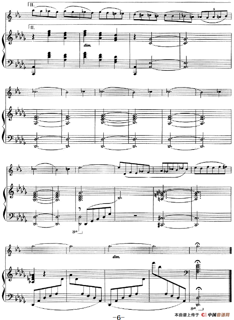 纪念册的一页（小号+钢琴伴奏）