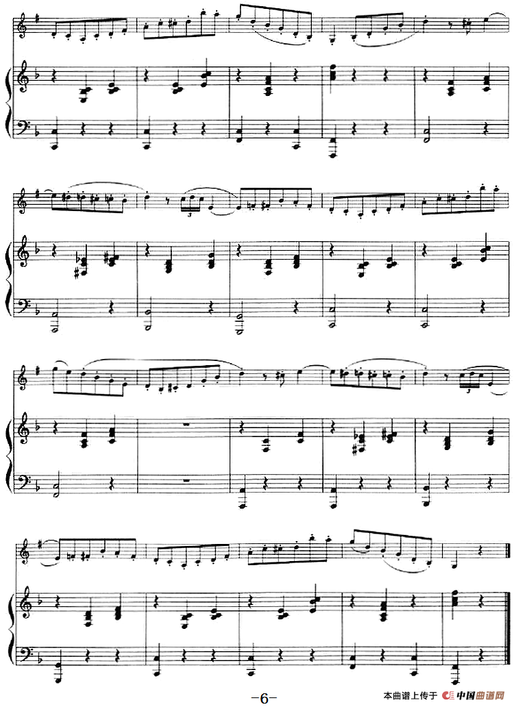 美丽的罗斯玛琳（小号+钢琴伴奏）