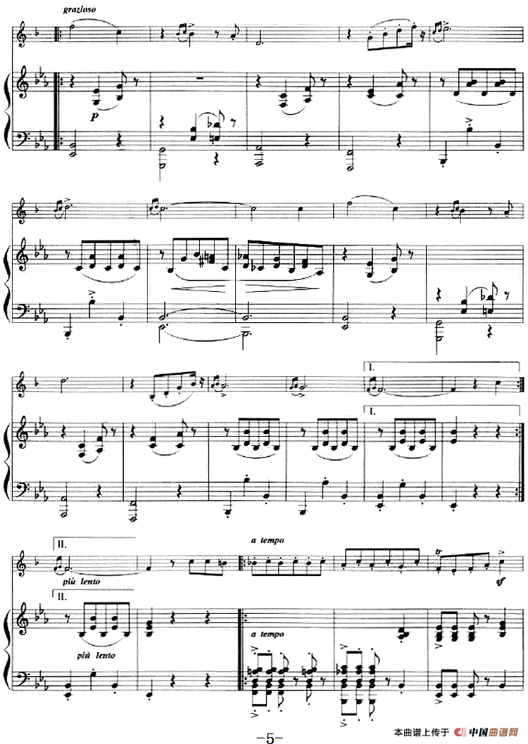 爱的欢乐（小号+钢琴伴奏）