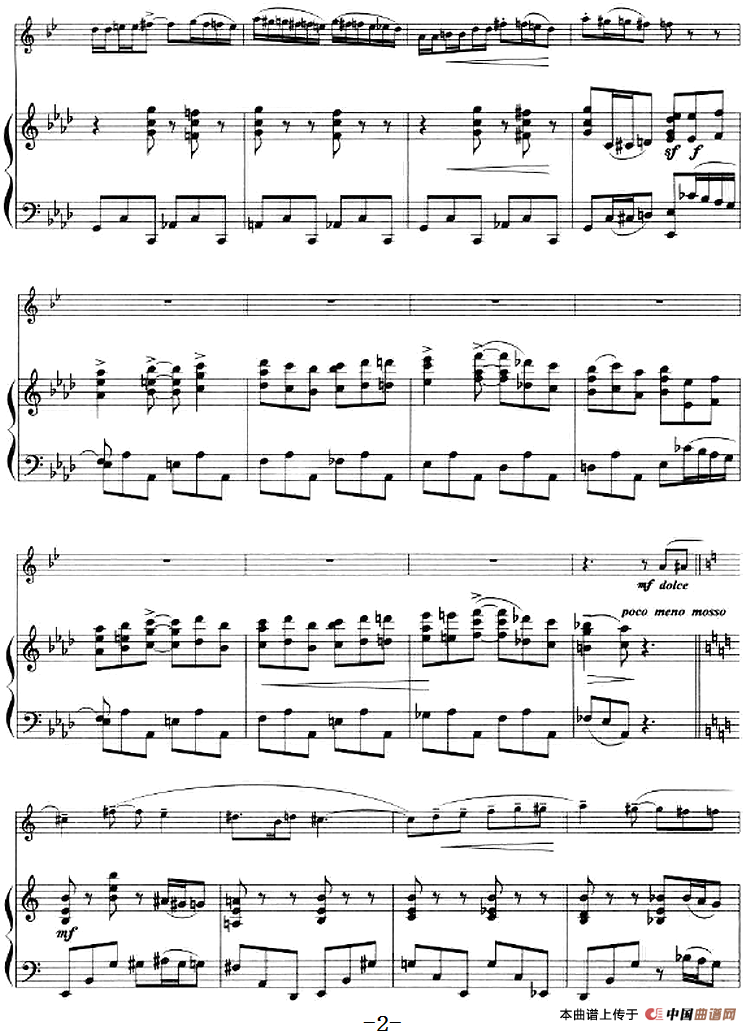 诙谐曲（小号+钢琴伴奏）