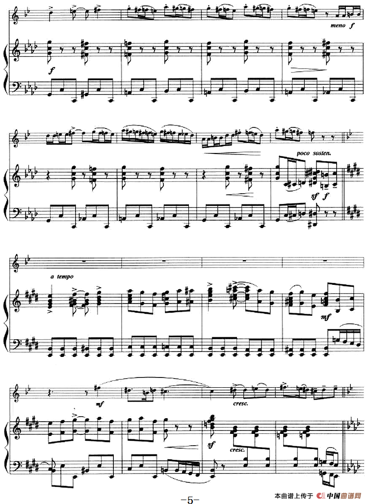 诙谐曲（小号+钢琴伴奏）