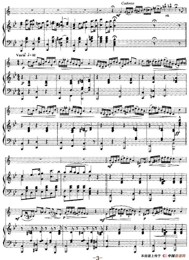 回到伊陵去（小号+钢琴伴奏）