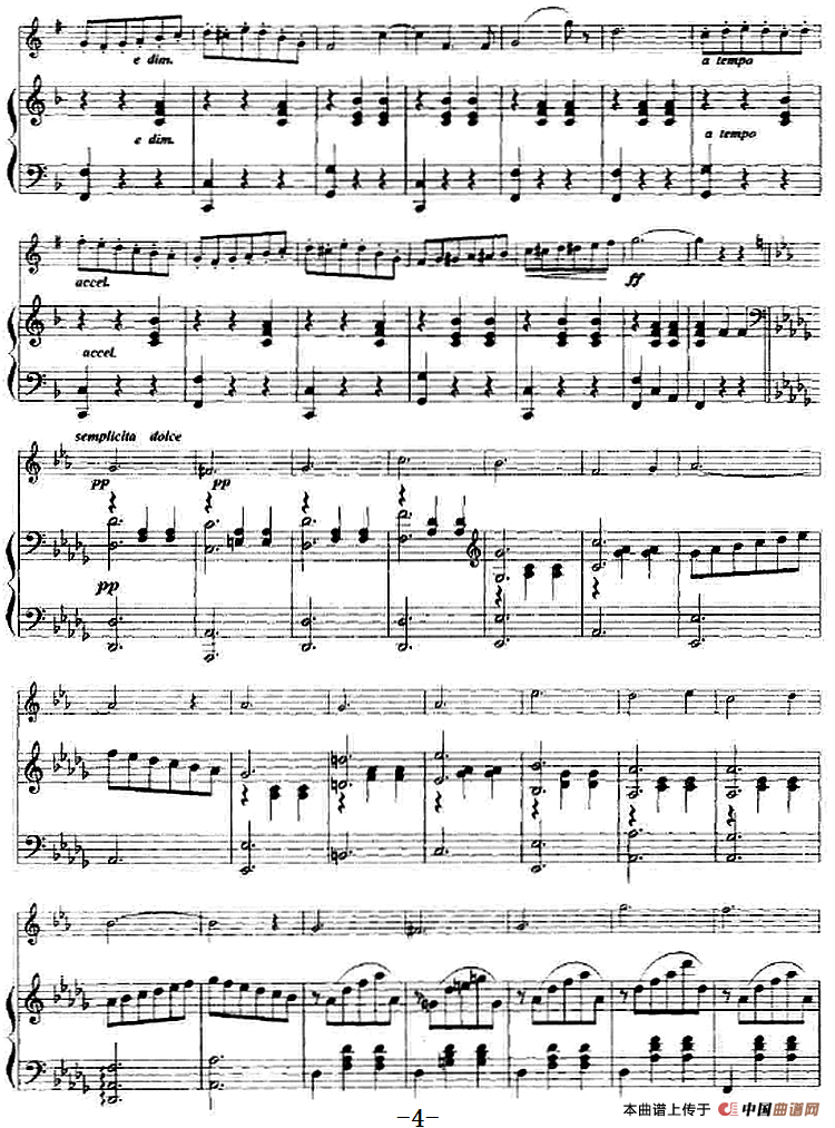 欢乐精神（小号+钢琴伴奏）