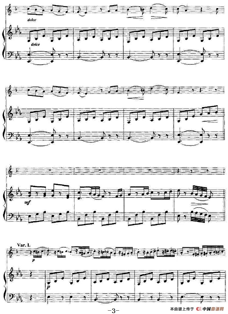 威尼斯狂欢节（小号+钢琴伴奏）