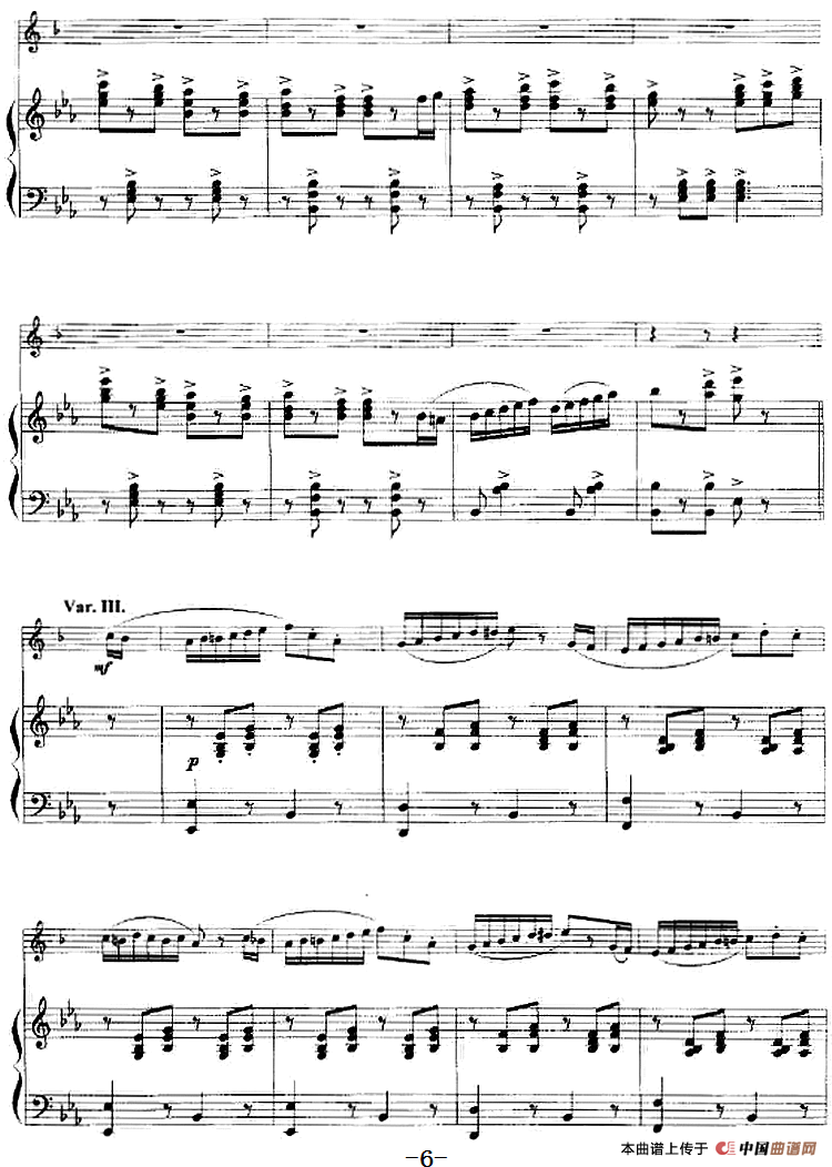 威尼斯狂欢节（小号+钢琴伴奏）