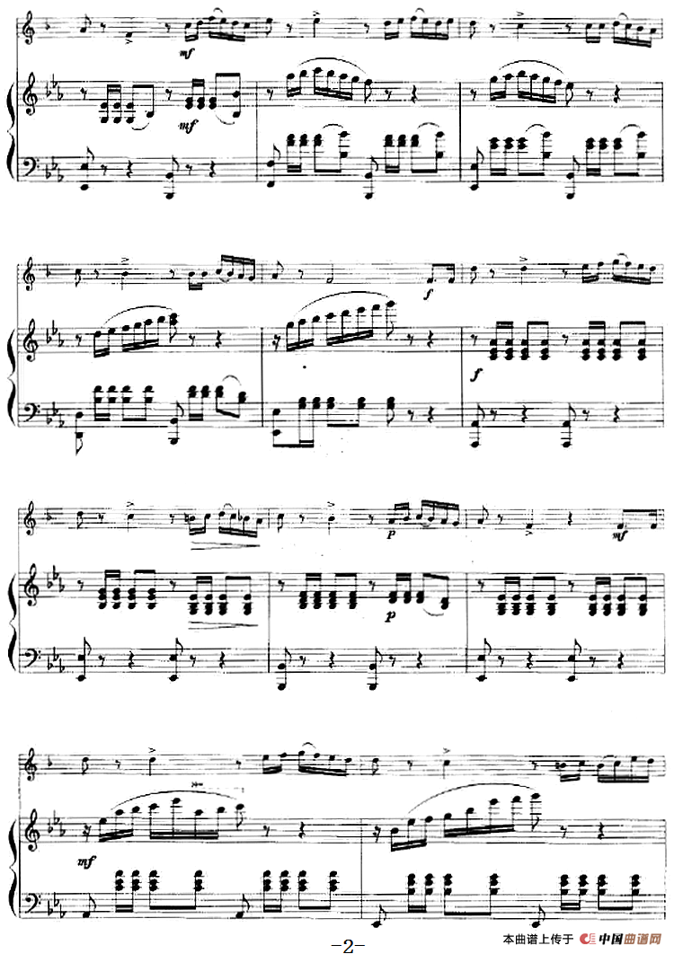 那波里舞曲（小号+钢琴伴奏）