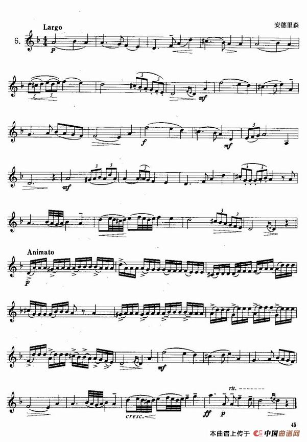 小号考级三级练习曲10首