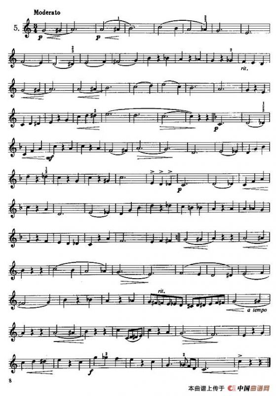 小号考级一级练习曲12首