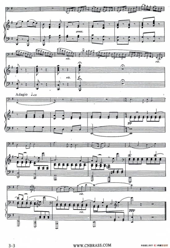 小歌（大管+钢琴伴奏）