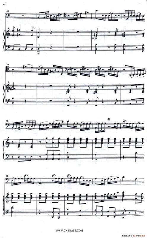 红色娘子军（大管+钢琴伴奏）