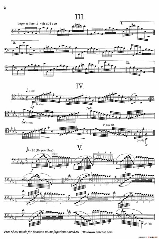 帕格尼尼主题随想（巴松独奏）