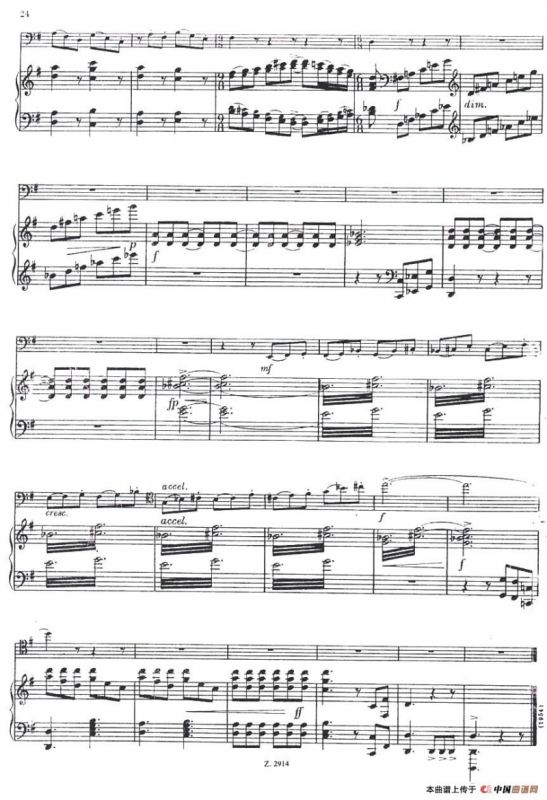 CONCERTINO（Ⅲ）（钢琴伴奏巴松协奏曲）