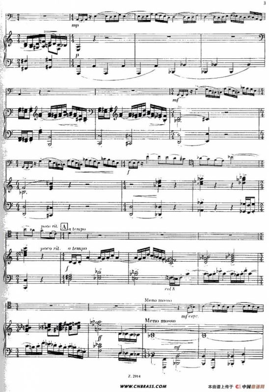 CONCERTINO（Ⅰ）（钢琴伴奏巴松协奏曲）