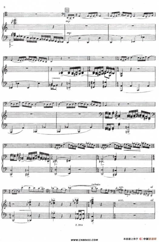 CONCERTINO（Ⅰ）（钢琴伴奏巴松协奏曲）