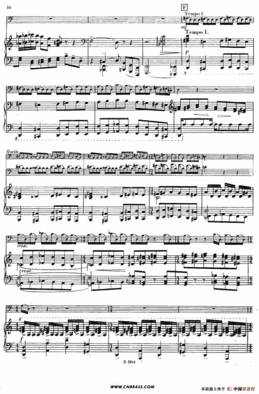 CONCERTINO（Ⅰ）（钢琴伴奏巴松协奏曲）