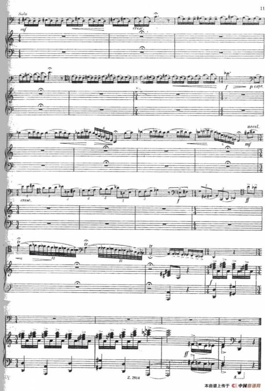 CONCERTINO（Ⅰ）（钢琴伴奏巴松协奏曲）