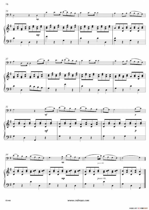 Serenade “Andante Cantabile”from String Quartet No. 8（巴松+钢琴伴奏）