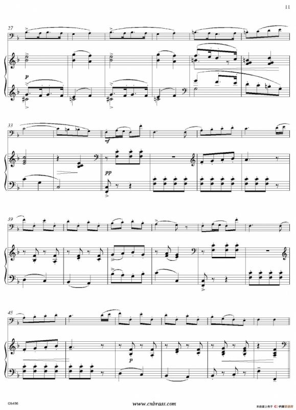 Tambourin（巴松+钢琴伴奏）