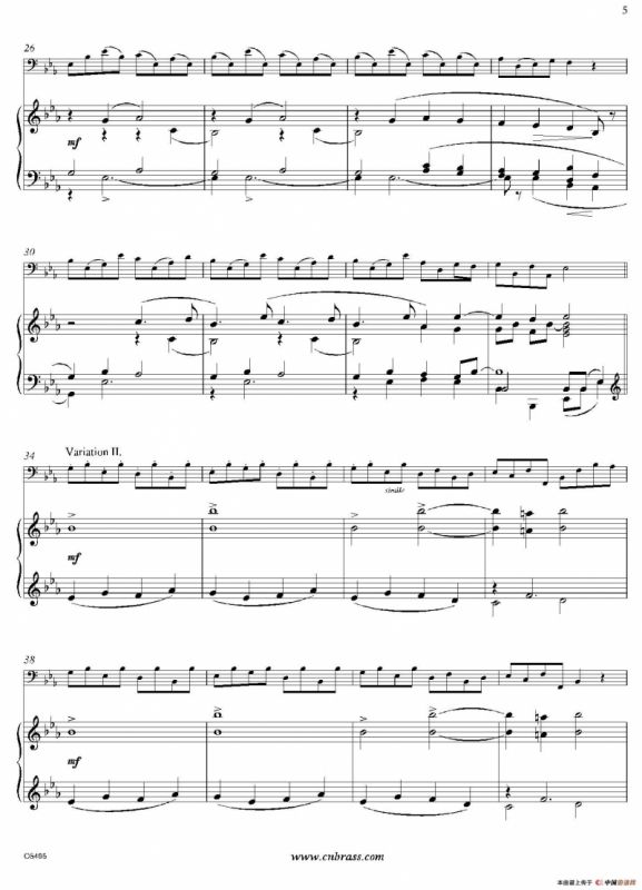 The Harmonious Blacksmith（巴松+钢琴伴奏）