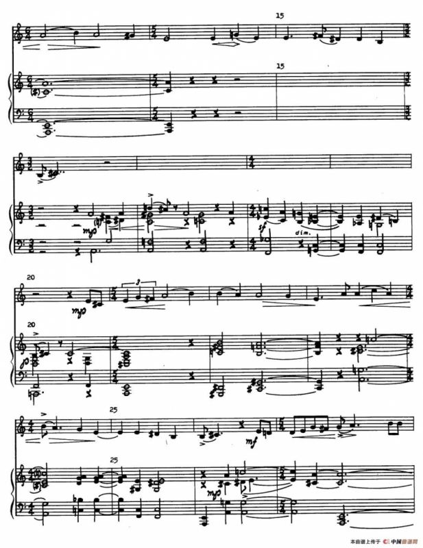 Sonata（英国管与钢琴奏鸣曲）