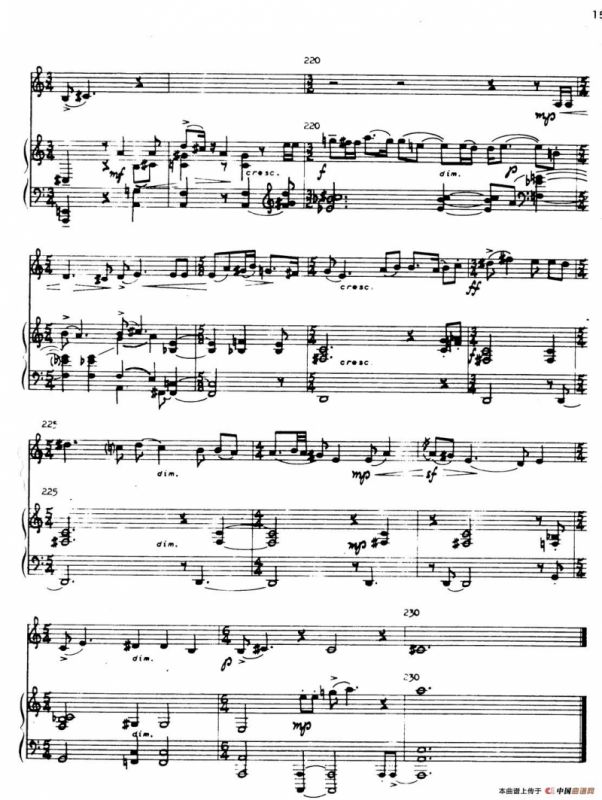 Sonata（英国管与钢琴奏鸣曲）