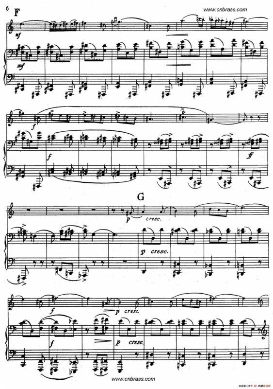 亨德米斯-奏鸣曲（圆号+钢琴）