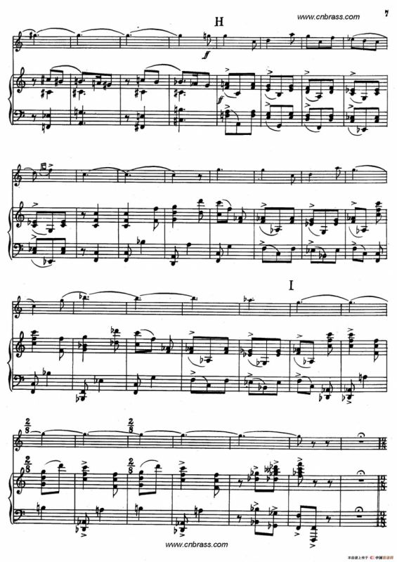 亨德米斯-奏鸣曲（圆号+钢琴）