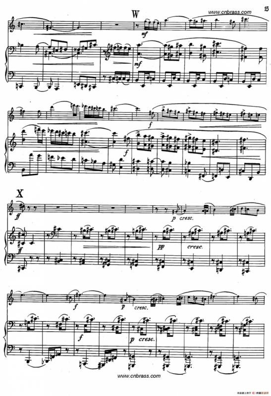 亨德米斯-奏鸣曲（圆号+钢琴）